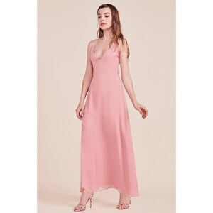 BB Dakota Blush Pink Save The First Dance Sleeveless Maxi Slip Dress Size 4 New